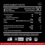 Cheribundi Tart Cherry Gummies Sleep | Performance for Maximum Recovery with 25 Tart Cherries | Powerful Antioxidant Support, Non-GMO, Gluten-Free, Vegan | 20 Calories per Serving | 60 Count