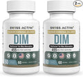 Swiss Activa+ Labs DIM Supplement – Hormone Balance for Women & Men – Estrogen Supplement for Women and Men– Supports Hormonal Acne & Menopause Symptoms| Gluten Free, Non-GMO & Vegan – 120 Days Supply