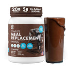 Yes You Can! Meal Replacement Shake - 20G Protein, 5G Fiber, 21 Vitamins & Minerals, 0G Added Sugar - Meal Replacement Protein Powder - Complete All-in-One Nutrition - 15 Servings (Chocolate)