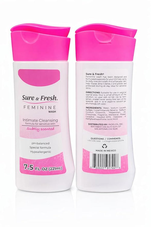 (2 pack) Sure & Fresh Feminine Wash Intimate Cleansing Subtly Scented 7.5 fl oz