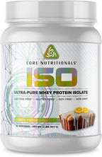 Core Nutritionals ISO Whey Protein Isolate | High-Purity Protein from Whey Isolate | Lean Muscle & Recovery Support | 32 Servings (Lemon Pound Cake)