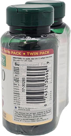 Nature's Bounty CoQ10 100mg Twin Pack, 60 Count, 2 Pack