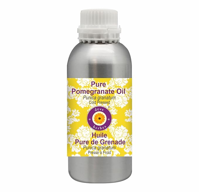 dève herbes Pure Pomegranate Oil (Punica granatum) Cold Pressed 300ml (10 oz)