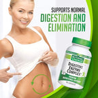 Botanic Choice Digestive Enzyme Complex - Digestive Aid for Healthy Gut Supplement for Better Digestion and Improved Nutrient Absorption to Ease Abdominal Bloating - 90 Pills