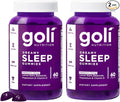 Goli Dreamy Sleep Gummy - 60 Count (Pack of 2) - Melatonin, Vitamin D, Magnesium, and Lemon Balm Extract - Gelatin-Free, Gluten-Free, Vegan & Non-GMO