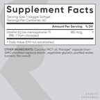 Sports Research Vitamin K2 MK7 180mcg with Coconut Oil - 60 Veggie Softgels - Vegan Certified, Non-GMO Verified & Gluten-Free