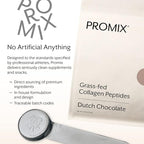 ProMix Nutrition Collagen Peptides, Chocolate - Hydrolyzed Collagen Protein Promotes Healthy Skin, Bones, Joints & Recovery Support - Add to Shakes, Smoothies - 2.5 Pound (Pack of 1)