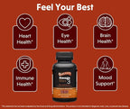 Barlean's Ideal Omega Max 3 Fish Oil Supplements, 1000 mg Softgels, EPA and DHA Fatty Acid Pills for Men and Women, Orange Flavor, 60 Count