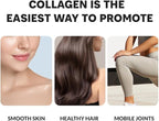 Marine Collagen Peptides - Hydrolyzed Ultra-fine Collagen Powder for Women & Men, Hyaluronic Acid, Biotin, Vitamin C, for Skin, Hair, Nails, Joints, Non-GMO, Unflavored, Easily Dissolved, 16oz
