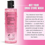 Premium Yoni Feminine Wash – pH Balance Minty Feminine Wash – Natural Ingredients Feminine Care Daily Wash Great for Odor, Discharge, Dryness, BV – 8oz Bottle