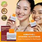 ESTHER FORMULA Liposomal Glutathione Strips (90 ct) - Glutathione Direct, Antioxidant Support & Skin Brightening | Fast-Absorbing Oral Beauty Film | Korean Supplement | Made in USA