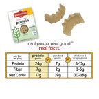 Pastabilities, Protein Pasta, Ruffles - 24g Protein & Low Carb, 17g Net Carbs - High Protein, Delicious Taste & Texture Non-GMO Plant-Based Pasta, Keto Friendly, Vegan (8 Ounce, 2 Pack)