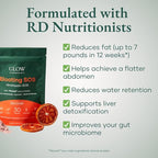 Bloating SOS Fast-Acting Drink Powder, Bloating Relief for Women with Morosil & Digestive Enzymes, for Water Retention, Metabolism, Gut Health & Immune Support, Citrus Orange - Dietitian Co-Developed