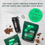 FYTA Vegan Protein Powder - Plant Based Protein Powder with Better Taste & Texture Than Whey Protein - 30g Non-GMO & Dairy Free Protein Powder Vegan - Protein Powder for Women & Men - Cafe Latte 630g