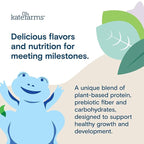 KATE FARMS Organic Pediatric 1.2 High Calorie Chocolate Nutrition Shake,12g Protein,27 Vitamins and Minerals,Meal Replacement,8.45 oz,(Pack of 24)