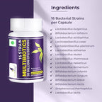 NutriZing Vegan Probiotics for Digestive Health - 30 Billion CFU & 16 strains - Bifidobacterium & Lactobacillus Probiotics for Men & Women - Delayed Release Probiotic Gut Health Supplement