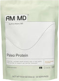 Amy Myers MD Paleo Protein Powder - with Collagen Peptides for Gut Health - Supports Hair, Skin & Nails - Non-GMO, Gluten-Free, Non-Dairy & More - Salted Caramel - 19.54 oz (20 Servings)