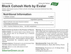 Evalar Black Cohosh Cimicifuga Herbal Extract Siberian Ci-Klim Vegan 60 Tabs