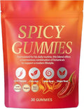 Spicy Square Gummy, Hot Peach Gummies – Natural Chili Flavor, 30 Gummies