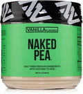 NAKED Vanilla Pea Protein Isolate from North American Farms, Only 3 Ingredients, Vanilla Vegan Protein, NSF Certified, Gluten-Free, Soy Free, GMO Free - 1LB
