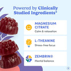 First Day Women’s Nighttime Reset Calming Magnesium Gummies – Sleep Aid Supports Peaceful Rest, Balanced Mood & Energy – Supplement with Magnesium Citrate, L-Theanine & No Melatonin – 30-Day Supply