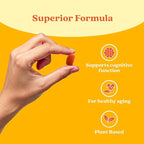 BeLive Organic Omega 3 Gummies - 60 Ct I Vegan Omegas 3 6 7 & 9 from Flaxseed Oil & Sea Buckthorn Fruit Oil, for Kids & Adults, Full Body, Brain & Eye Support, Sugar Free – Peach Flavor