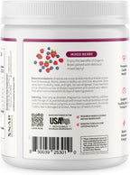 Snap Supplements Organic Beet Root Powder Nitric Oxide Supplement for Men & Women, Red Spinach & Pomegranate, Supports Healthy Energy & Blood Pressure Already in Normal Range, 30 Servings, Mixed Berry
