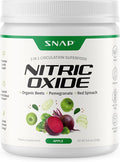 Snap Supplements Organic Beet Root Powder Nitric Oxide Supplement for Men & Women, Red Spinach & Pomegranate, Supports Healthy Energy & Blood Pressure Already in Normal Range, 30 Servings, Apple