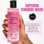 Premium Yoni Feminine Wash – pH Balance Minty Feminine Wash – Natural Ingredients Feminine Care Daily Wash Great for Odor, Discharge, Dryness, BV – 8oz Bottle