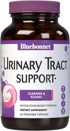 Bluebonnet Nutrition Urinary Tract Support, Cleanse & Flush*, Soy-Free, Gluten-Free, Kosher-Certified, Non-GMO, Dairy-Free, Vegan, 60 Vegetable Capsules, 30 Servings