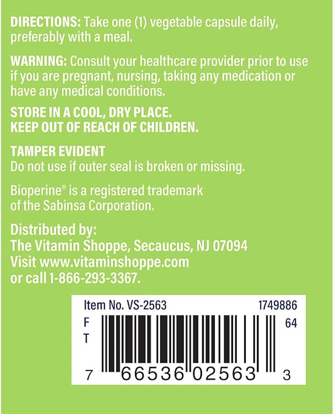 The Vitamin Shoppe Turmeric Curcumin 900MG - Joint Comfort, Antioxidant Support & Healthy Inflammation Response (60 Capsules)