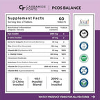 Carbamide Forte PCOS Supplements for Women with 40:1 Ratio of Myo Inositols to D Chiro Inositol | Inositol Supplement for PCOS - 60 Veg Tablets