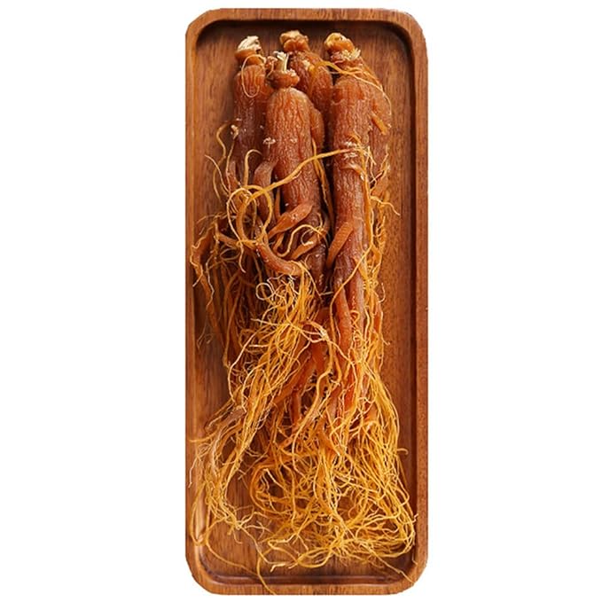 Red Ginseng Roots Whole Root Pieces - Red Panax Ginseng Roots Ginseng Red Ginseng Korean Red Ginseng Supplement Red Ginseng Tea Energy Chews (100 Grams /0.22 lbs), 1.0 Count
