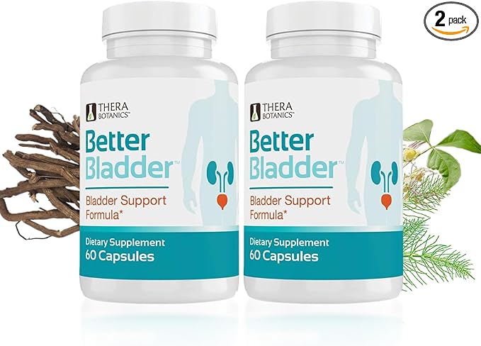 Better Bladder Control Supplement for Women & Men – Bladder Support Supplement to Help Reduce Urinary Leaks, Frequency & Urgency - 120 Count (2 Bottles)