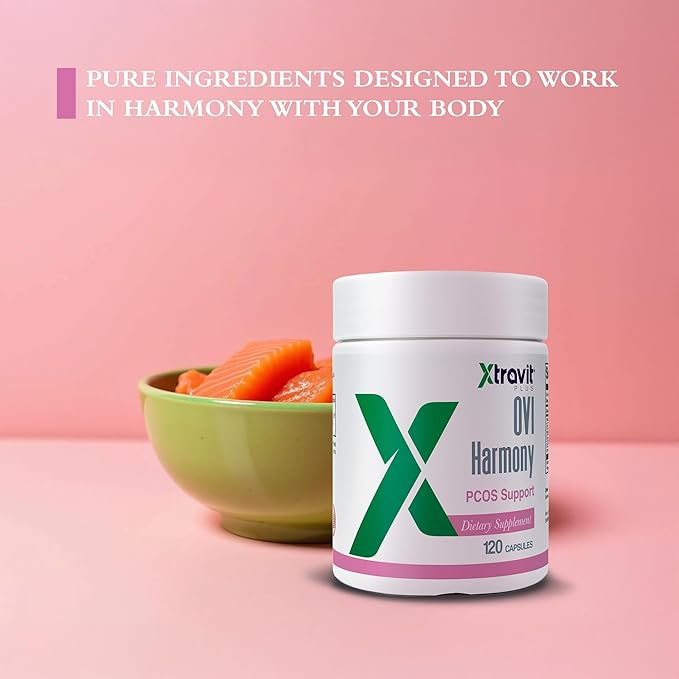 Ovi Harmony Supplement for Women – Hormonal Balance & Fertility Support Supplements - May Promote Ovulation, Endocrine Health, Cortisol Relief & May Help PCOS - Non-GMO, No Fillers, 120 Cap