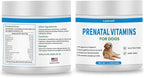 Prenatal Vitamins for Dogs - Aids Healthy Gestation, Puppy Development & Milk Production - Packed with Folic Acid, Calcium, Iron & Key Vitamins - Ideal for Pregnant and Nursing Canines