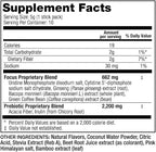 Focus All Natural Drink Mix for Brain Support, Supplements to Help Boost Energy & Mood, Adaptogenic Herbs & Antioxidants (10)