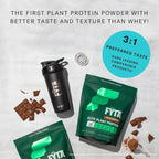 FYTA - Vanilla Protein Powder Plant Based with Better Taste & Texture Than Whey Protein - Non-GMO & Dairy Free Protein Powder Vegan for Women & Men - Caramel Vanilla 630g