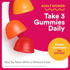 SmartyPants Women’s Multivitamin Gummies, Omega 3 DHA/EPA, Methylfolate, CoQ10, Vitamin D3, C, B12, B6, A, K, Zinc, Three Fruit Flavors, 90 Count (30 Day Supply)