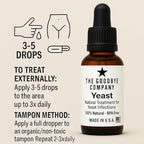 Organic Yeast Infection Relief Oil - Cinnamon, Clove & Sea Buckthorn Blend for Fast Itch & Discharge Relief - Natural, Non-Greasy Formula Hand Made in Florida