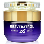 Resveratrol Wrinkle Cream, Skin Barrier Repair Face Moisturizer, Instant Soothing & Repairs Stratum Corneum Barrier, Enhances Moisture Retention, Reduces Sensitivity, Moisturizing and Hydrating Cream