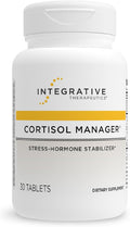 Integrative Therapeutics Cortisol Manager - Balance Cortisol & Support Relaxation for Restful Sleep* - Includes Ashwagandha & L-Theanine for Confidence with Less Stress* - 30 Tablets (15 Servings)