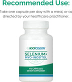 Rootcology by Dr. Izabella Wentz | Selenium + Myo-Inositol | Comprehensive Blend to Promote Hormone Balance and Immune System Health | 60 Capsules