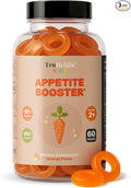 TruHeight Kids Appetite Booster Gummies (Orange, Ages 2+) All Natural Toddler & Kids Appetite Stimulant to Eat More - Weight Gain Supplements - Vitamins for Underweight Children - Picky Eater Vitamin