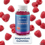 Magnesium Gummies for Adults - High Potency Magnesium Supplement, Sugar-Free High Absorption Magnesium, Easy to Chew, No Sweeteners, Vegan Anti-Stress Gummies, for Sleep & Relaxation, 90 Gummies