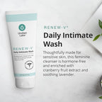 Daily Intimate Wash for Women & Men - Fragrance-Free pH Balance Cleanser w/Boric Acid, Hyaluronic Acid & Vitamin E for Odor Control & Hydration - Male & Feminine Wash, Hygiene Care - 6 fl oz