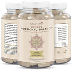 Hormone Balance for Women – Natural Female Energy & Mood Pills – Hot Flashes Menopause Relief Supplement with Vitex Chasteberry, Dong Quai, Maca Root Powder, Ginseng – 90 Veggie Capsules