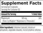 Designs for Health NeuroMag Bioavailable Magnesium L-Threonate - Chelated Magnesium Supplement from Magtein for Brain Health & Cognitive Function, Support Focus & Sleep* (90 Vegan Capsules)