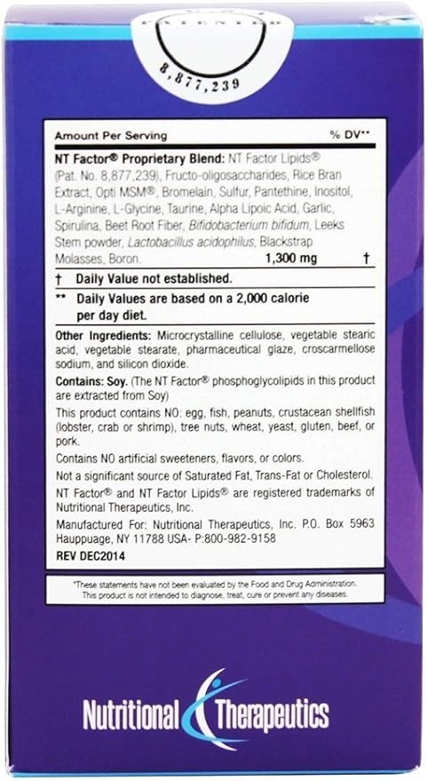 Nutritional Therapeutics Healthy Aging with NT Factor, 120 Tablets