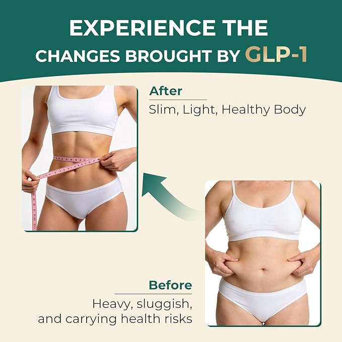 OxyEnergy GLP-1 Supplement Weight Loss Pills for Women & Men, GLP-1 Appetite Suppressant with Akkermansia Probiotic, Metabolism & Gut Health Booster, Vegan, Gluten-Free, Non-GMO, 60 Capsules